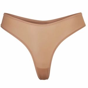 SKIMS jelly sheer dipped thong in Sienna